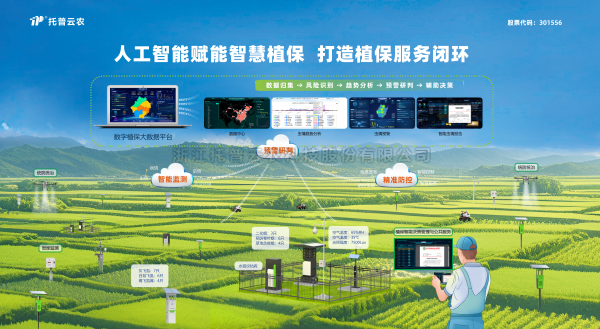 深化“AI+植?！比诤蠎?yīng)用，托普云農(nóng)打造數(shù)智植保全鏈路閉環(huán)